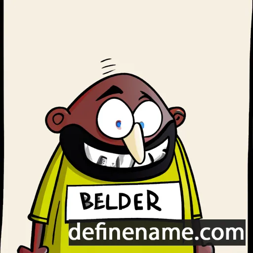 Bledar cartoon