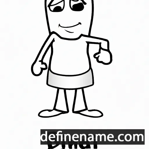 cartoon of the name Blendi