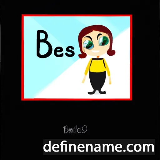 cartoon of the name Blesa