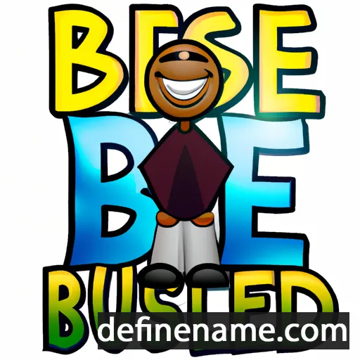 cartoon of the name Blessed