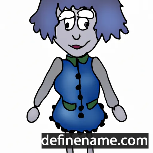 cartoon of the name Bleunwen