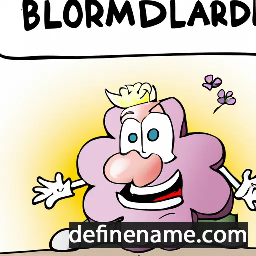 Bloemhard cartoon