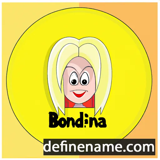 Blonda cartoon