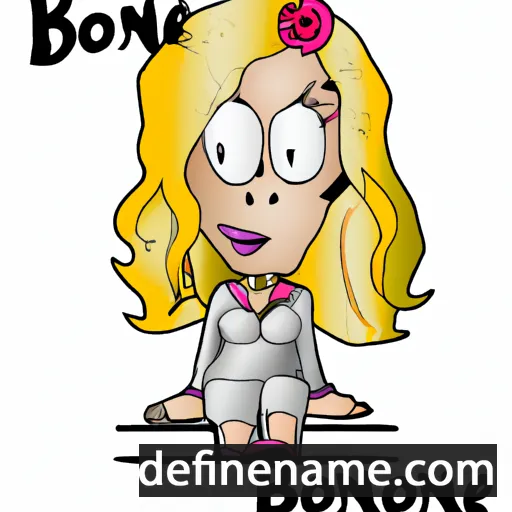 cartoon of the name Blonnie