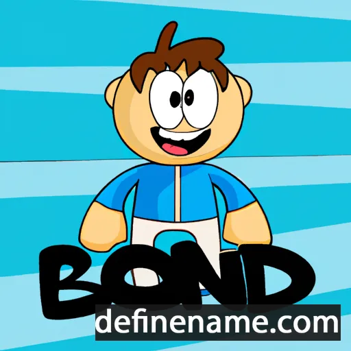 cartoon of the name Bóndi