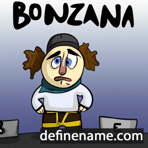 cartoon of the name Bònaweńtura