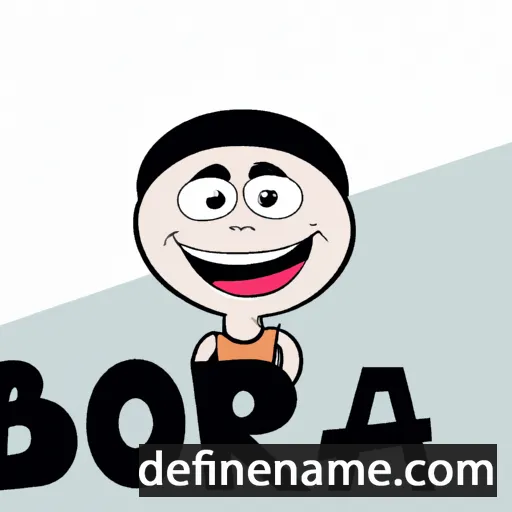 cartoon of the name Bôra