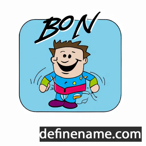 cartoon of the name Bobien