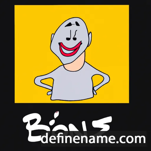 cartoon of the name Boêzine