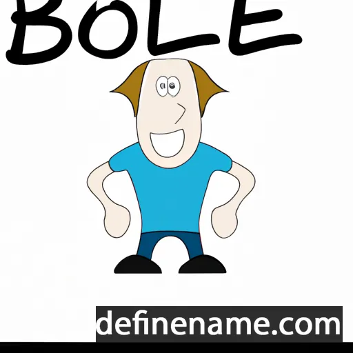 cartoon of the name Boele