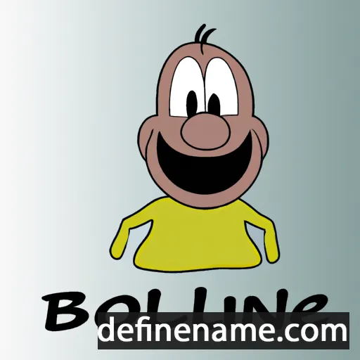 cartoon of the name Boeline