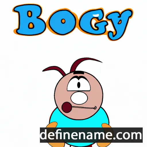 cartoon of the name Bogey