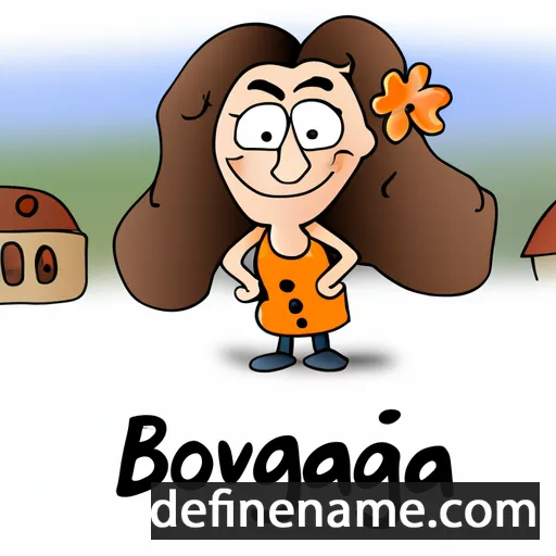 cartoon of the name Bogoslava