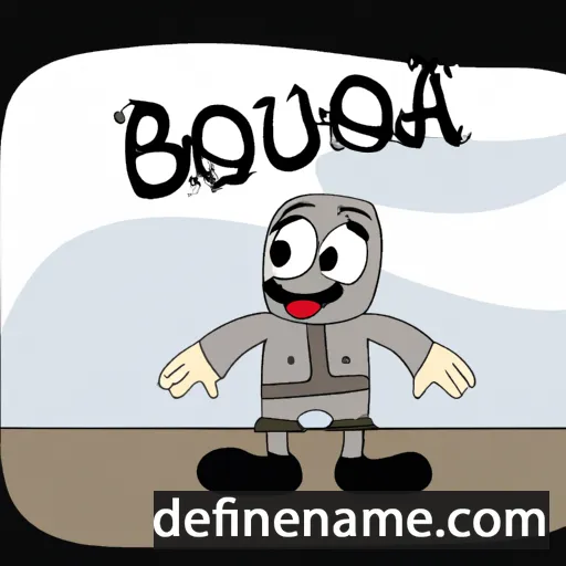 cartoon of the name Bohuš