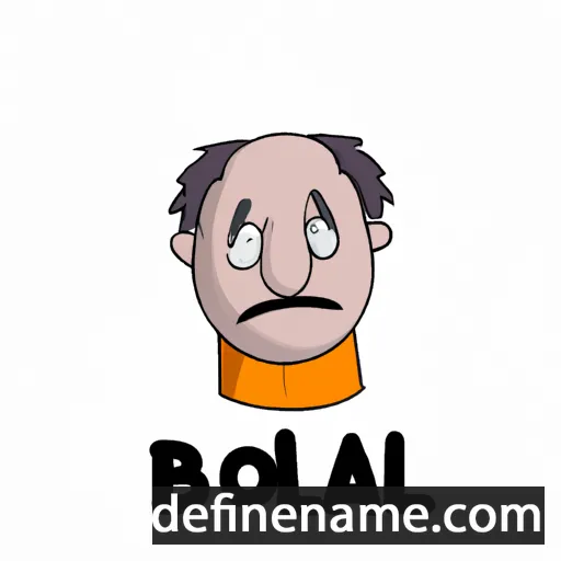 cartoon of the name Bolar