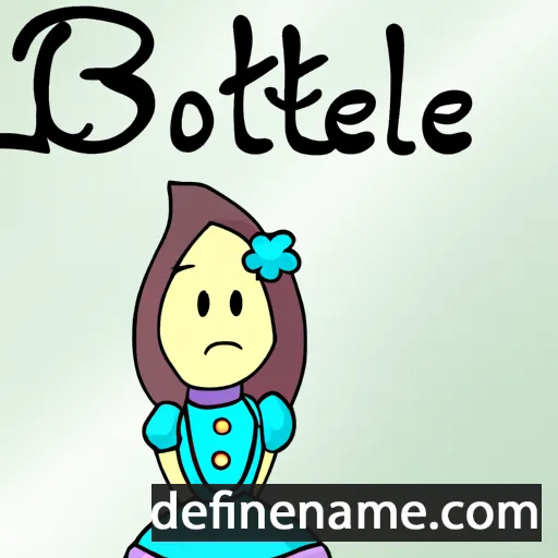 cartoon of the name Bolette