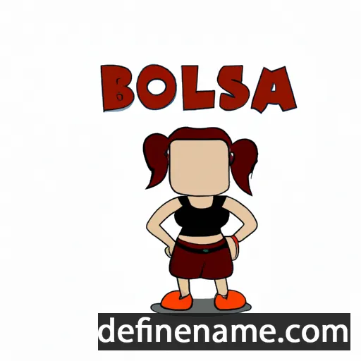 cartoon of the name Bolissa