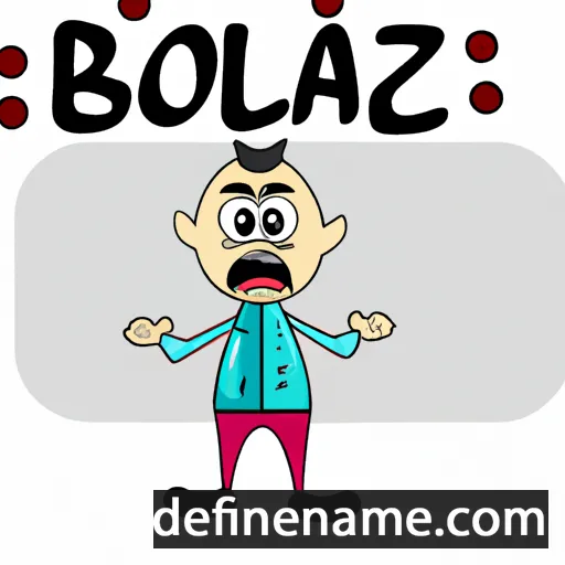 cartoon of the name Bolqiz