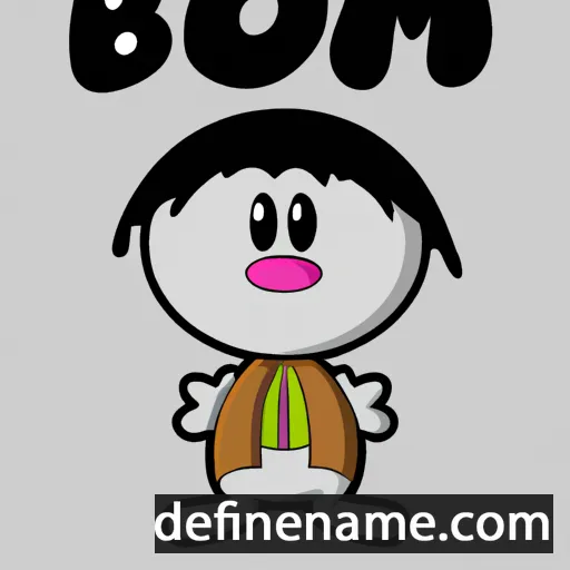 cartoon of the name Bommi