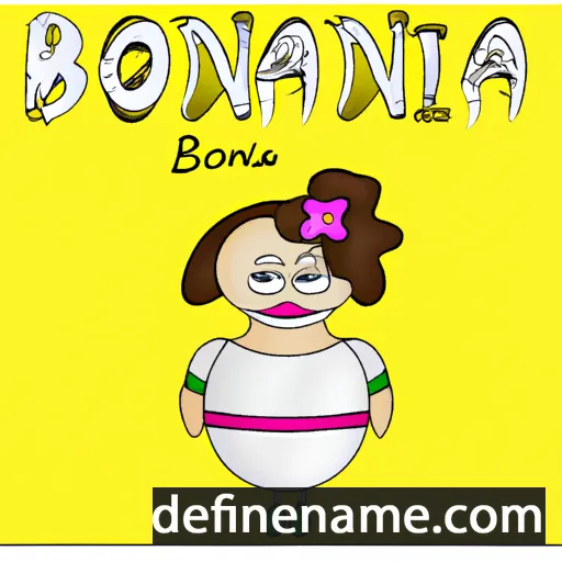 cartoon of the name Bonafemina