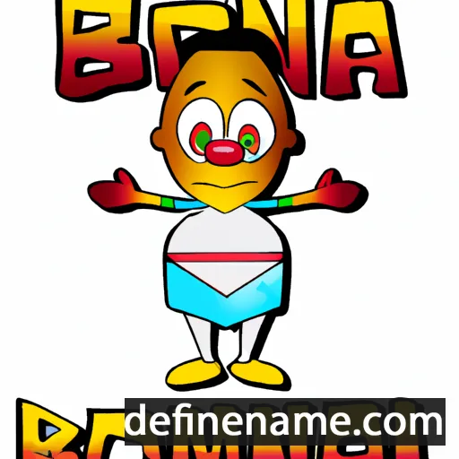 cartoon of the name Bonami