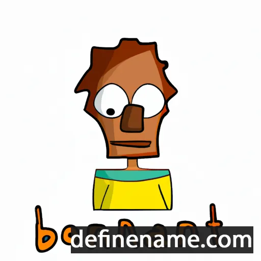 cartoon of the name Bonanat