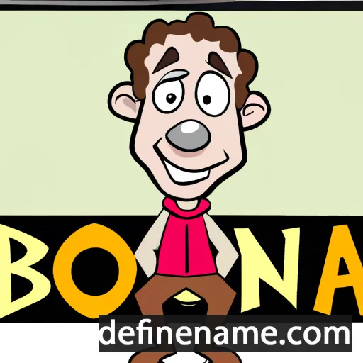 cartoon of the name Bonar