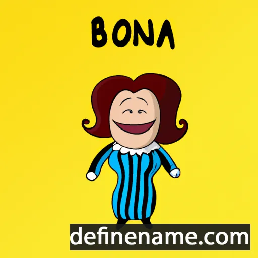 cartoon of the name Bonaria