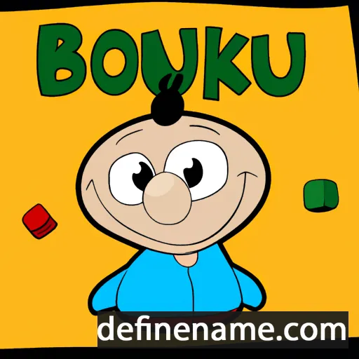 cartoon of the name Boncuk