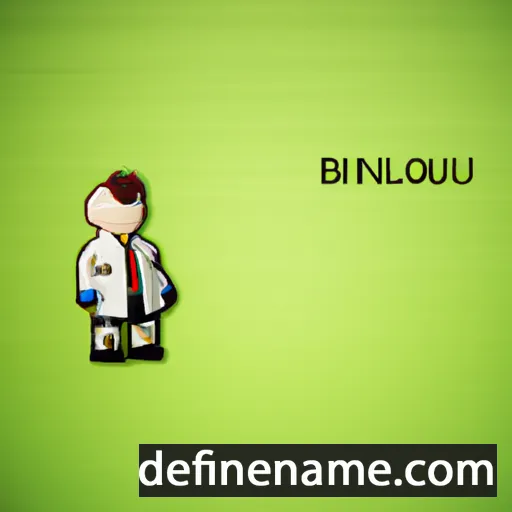 cartoon of the name Bonfigliu