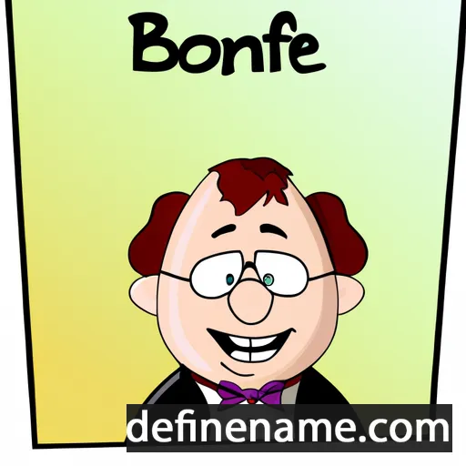 cartoon of the name Bonfill