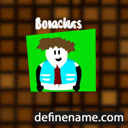 cartoon of the name Bonifacas