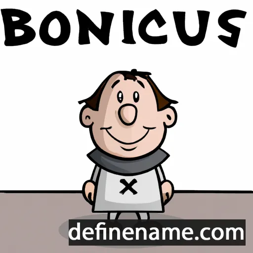 Bonifacius cartoon