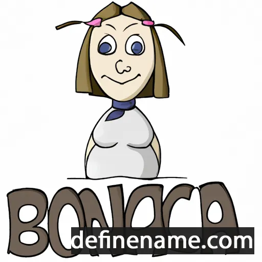 cartoon of the name Bonifacja