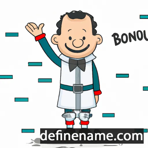 cartoon of the name Bonifazius