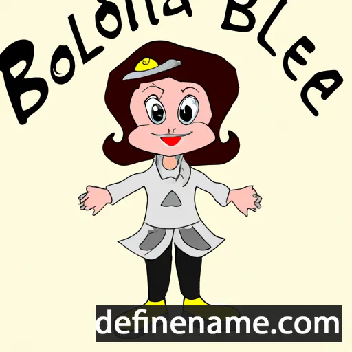 cartoon of the name Bonizella