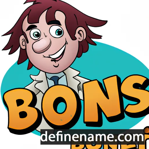 cartoon of the name Bonus