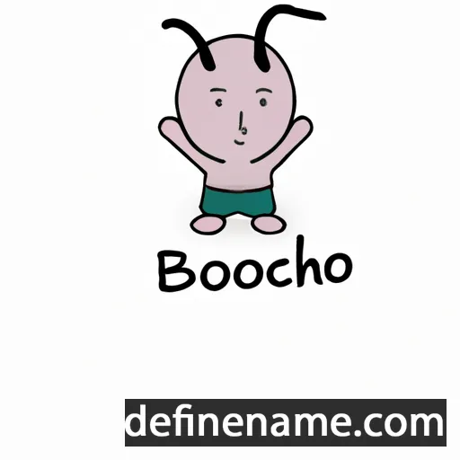 cartoon of the name Boonchu