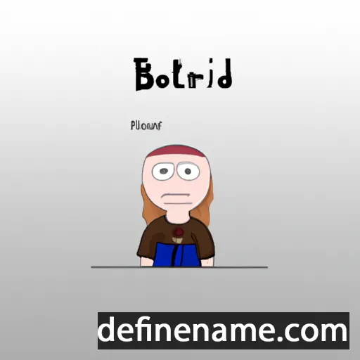 Bótheiðr cartoon