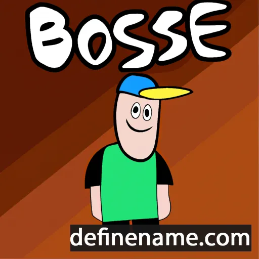 cartoon of the name Böske