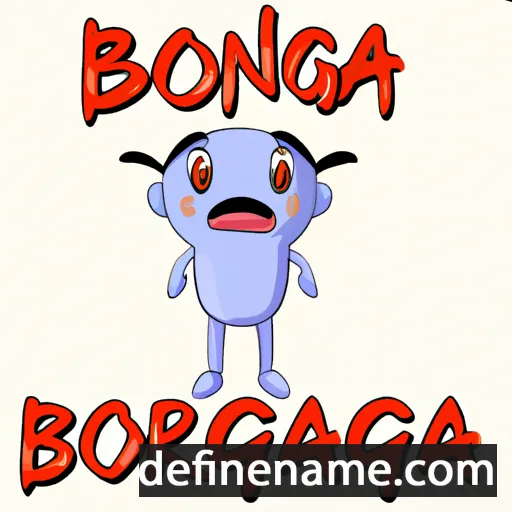 cartoon of the name Boragane