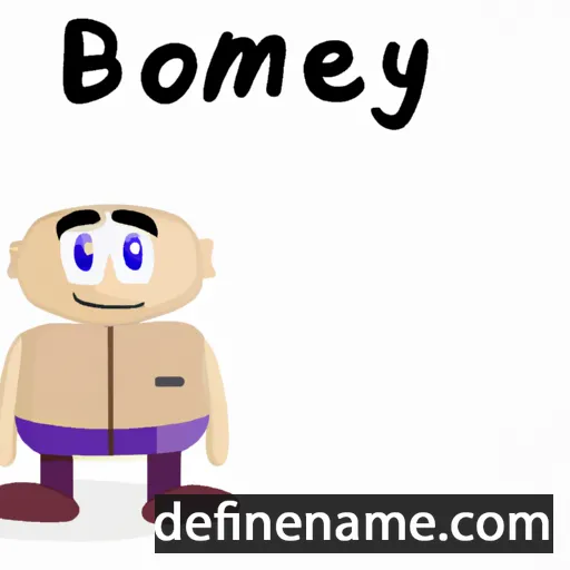 cartoon of the name Boramey