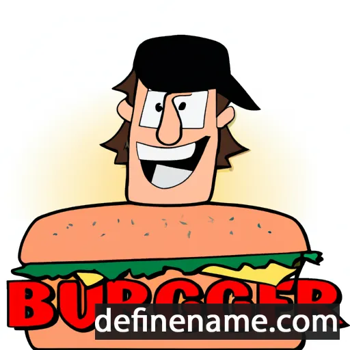 cartoon of the name Borger