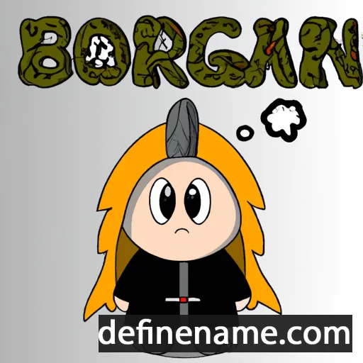 Borgrún cartoon