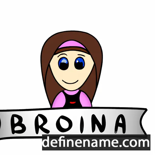 cartoon of the name Borina