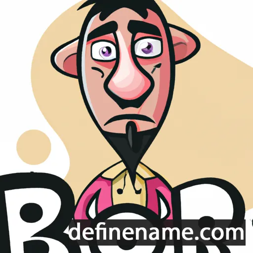 cartoon of the name Borz