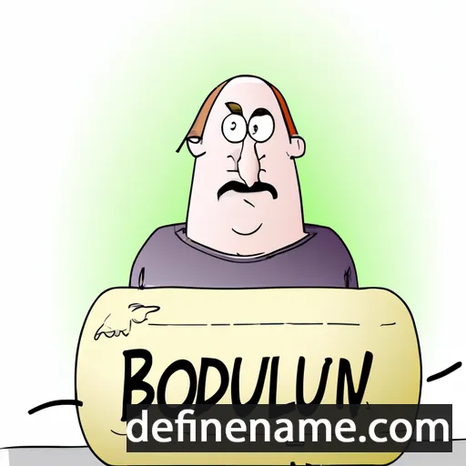 cartoon of the name Bouldin