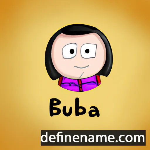 cartoon of the name Boupha