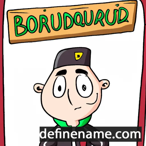 Bourcard cartoon