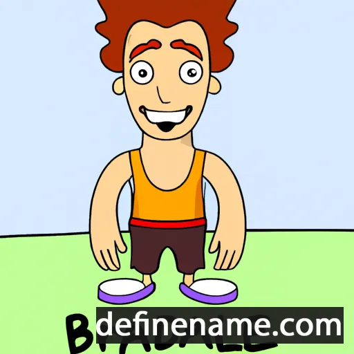 cartoon of the name Bradlea